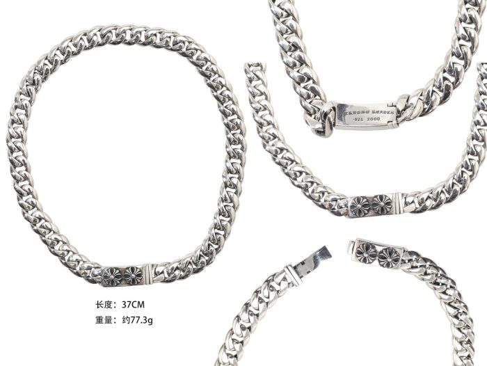 クロムハーツ CHROME HEARTS CHプラス シルバー925 チョーカーネックレス - 画像 (11)