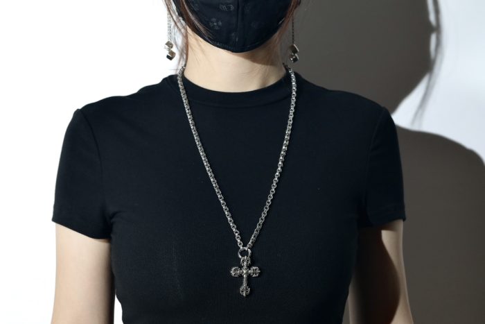 クロムハーツ CHROME HEARTS  フィリグリークロスペンダント シルバー925  ネックレス
