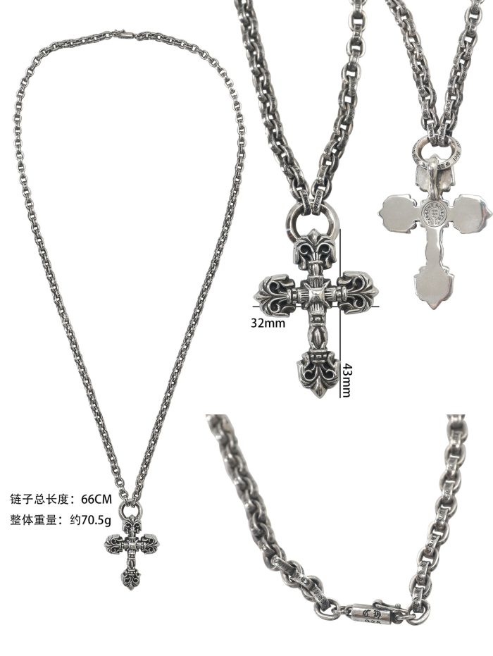 クロムハーツ CHROME HEARTS  フィリグリークロスペンダント シルバー925  ネックレス - 画像 (11)