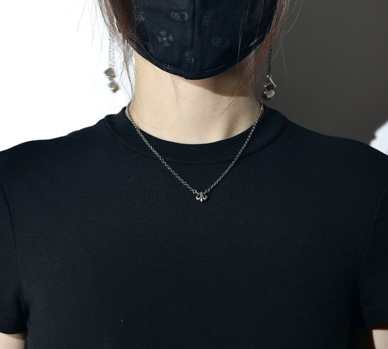 クロムハーツ CHROME HEARTS BSフレア シルバー925 鎖骨ネックレス