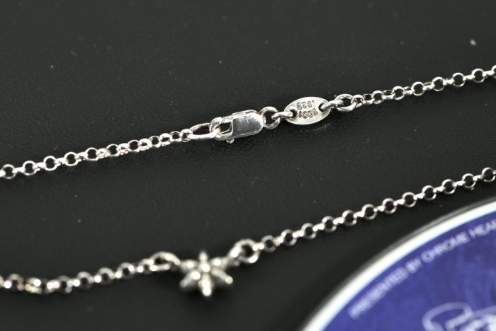 クロムハーツ CHROME HEARTS スター シルバー925 鎖骨ネックレス 華奢なデザイン - 画像 (5)