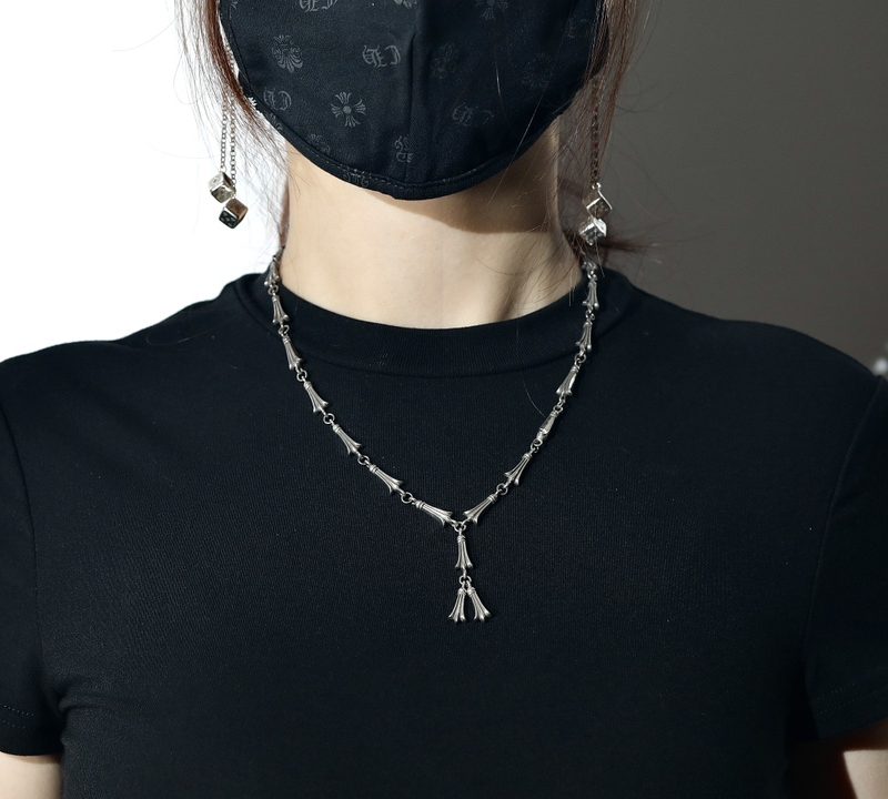 クロムハーツ CHROME HEARTS カスタム クロステイル ドロップ シルバー925 ネックレス