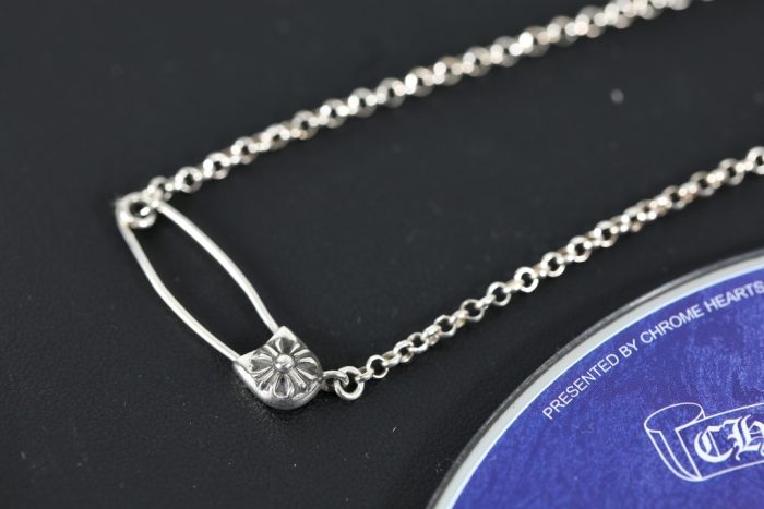 クロムハーツ CHROME HEARTS セーフティピン チェーンネックレス シルバー925 - 画像 (3)