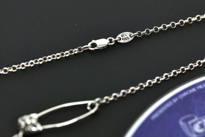 クロムハーツ CHROME HEARTS セーフティピン チェーンネックレス シルバー925 - 画像 (6)