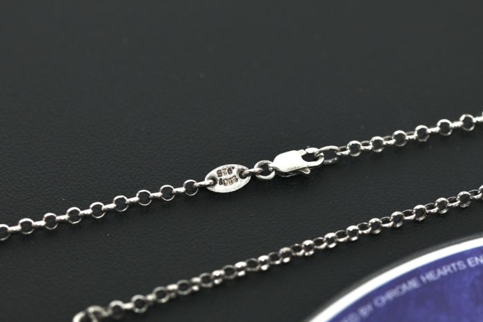 クロムハーツ Chrome Hearts スクロールラベルネックレス チェーン  シルバー - 画像 (9)