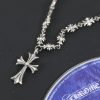 クロムハーツ CHROME HEARTS CHクロス ネックレス シルバー925 - 画像 (4)