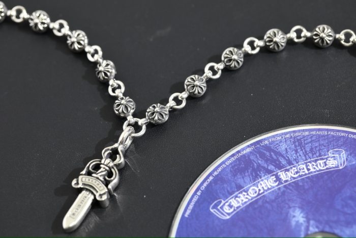 クロムハーツ Chrome Hearts #1 クロスボールチェーン ダブルダガー シルバー925 ネックレス - 画像 (6)