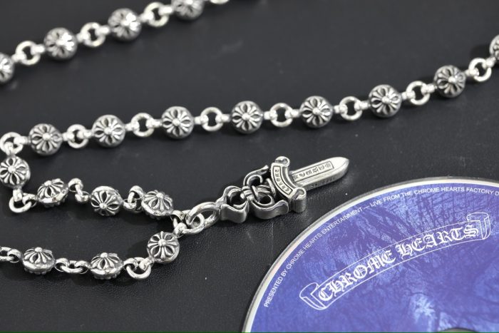 クロムハーツ Chrome Hearts #1 クロスボールチェーン ダブルダガー シルバー925 ネックレス - 画像 (10)
