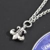 クロムハーツ CHROME HEARTS BSフレア ペンダント ペーパーチェーン シルバーネックレスセット - 画像 (4)