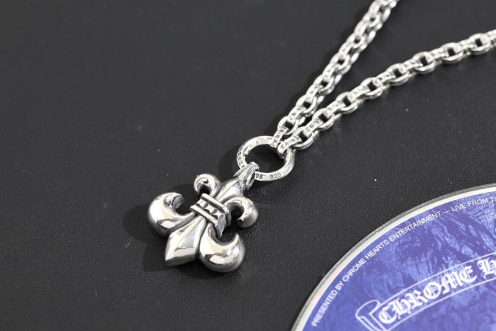 クロムハーツ CHROME HEARTS BSフレア ペンダント ペーパーチェーン シルバーネックレスセット - 画像 (4)