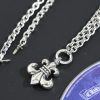 クロムハーツ CHROME HEARTS BSフレア ペンダント ペーパーチェーン シルバーネックレスセット - 画像 (5)