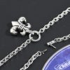 クロムハーツ CHROME HEARTS BSフレア ペンダント ペーパーチェーン シルバーネックレスセット - 画像 (9)