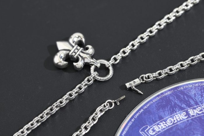 クロムハーツ CHROME HEARTS BSフレア ペンダント ペーパーチェーン シルバーネックレスセット - 画像 (9)