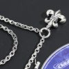 クロムハーツ CHROME HEARTS BSフレア ペンダント ペーパーチェーン シルバーネックレスセット - 画像 (7)