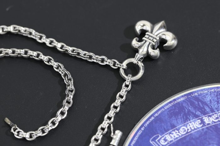 クロムハーツ CHROME HEARTS BSフレア ペンダント ペーパーチェーン シルバーネックレスセット - 画像 (7)