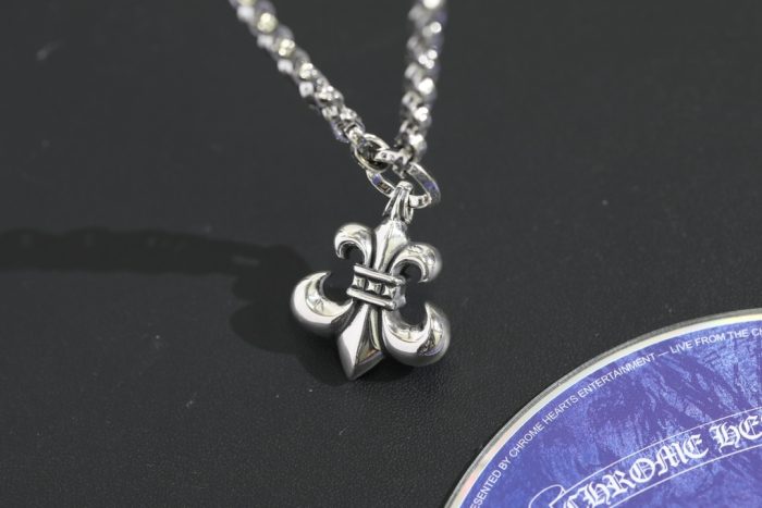 クロムハーツ CHROME HEARTS BSフレア ペンダント ペーパーチェーン シルバーネックレスセット - 画像 (8)