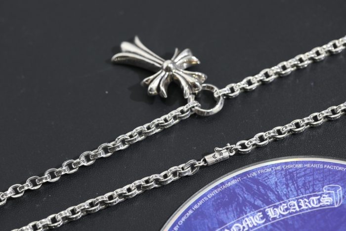 クロムハーツ Chrome Hearts ペーパーチェーン スモールCHクロス シルバー925 ネックレス - 画像 (4)
