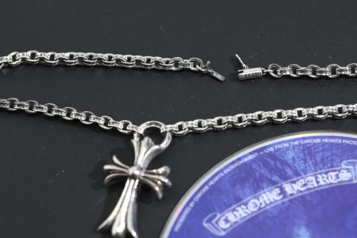 クロムハーツ Chrome Hearts ペーパーチェーン スモールCHクロス シルバー925 ネックレス - 画像 (5)