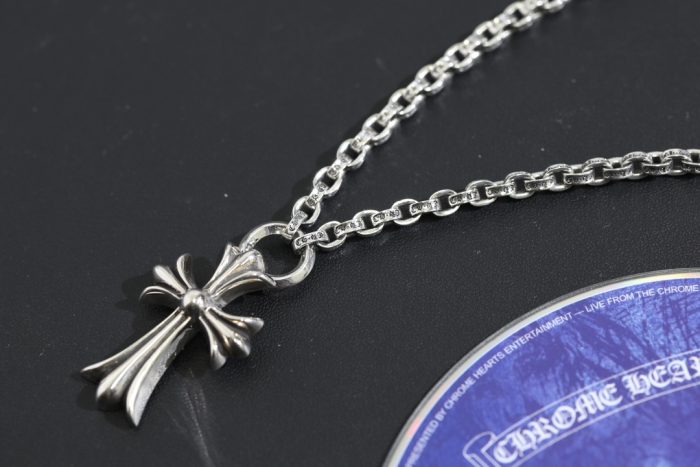 クロムハーツ Chrome Hearts ペーパーチェーン スモールCHクロス シルバー925 ネックレス - 画像 (9)