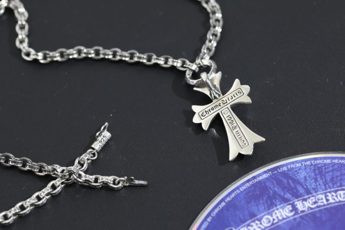 クロムハーツ Chrome Hearts ペーパーチェーン スモールCHクロス シルバー925 ネックレス - 画像 (6)