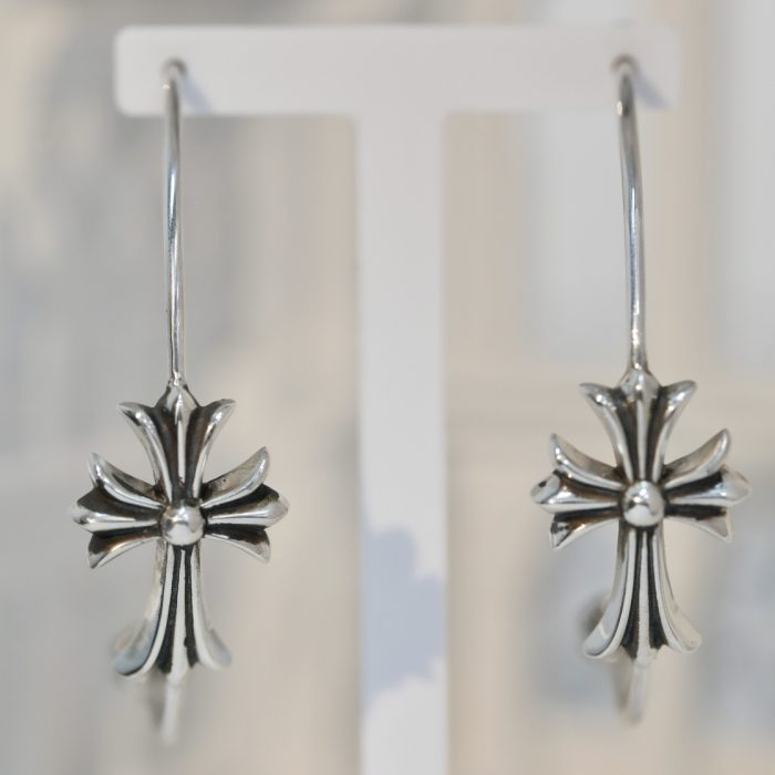 クロムハーツ Chrome Hearts スキニーバングル ピアス CHクロス シルバー925
