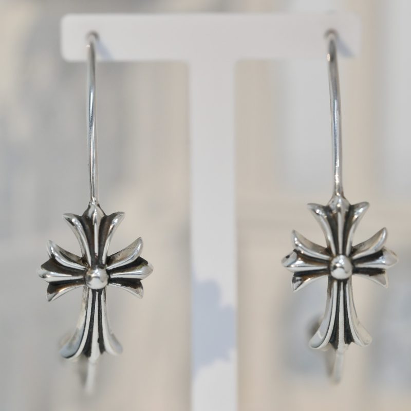 クロムハーツ Chrome Hearts スキニーバングル ピアス CHクロス シルバー925