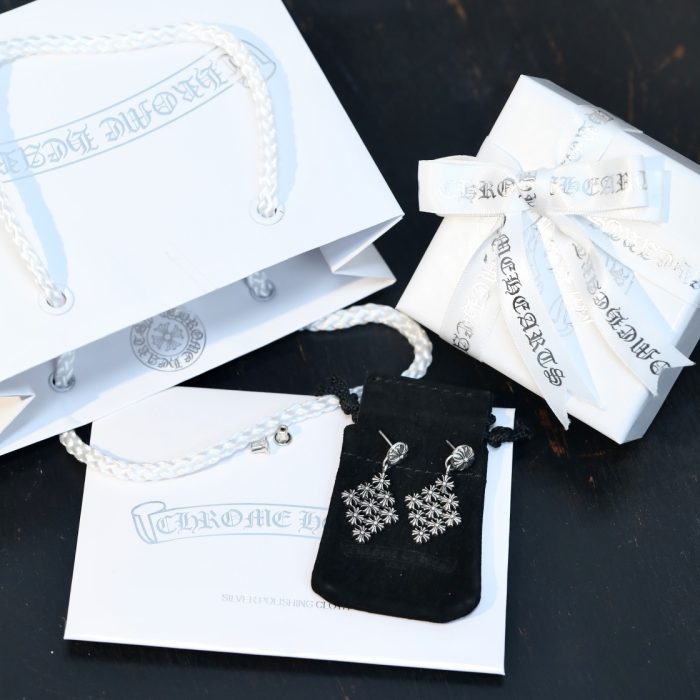 クロムハーツ Chrome Hearts チェーンメイルプラスドロップ ピアス DRP CHN MAIL PLS シルバー925 - 画像 (11)