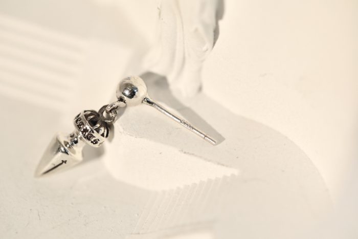 クロムハーツ Chrome Hearts PCスパイク ドロップ シルバー925 ピアス - 画像 (6)
