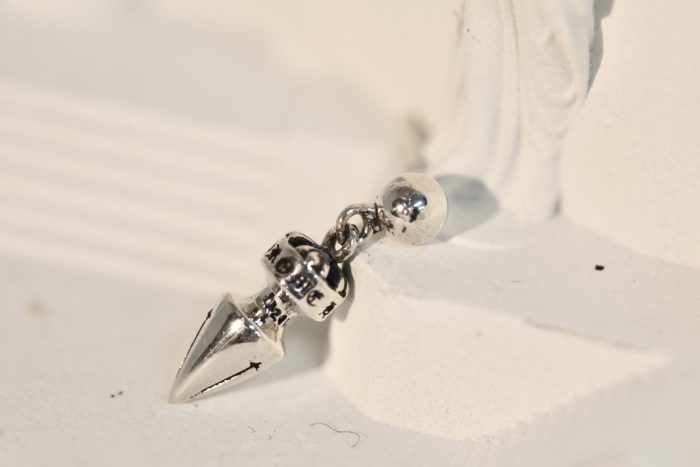 クロムハーツ Chrome Hearts PCスパイク ドロップ シルバー925 ピアス - 画像 (9)