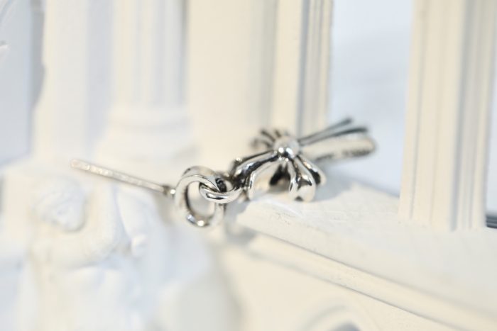 クロムハーツ Chrome Hearts Cross Babyfat ドロップピアス シルバー925 - 画像 (8)