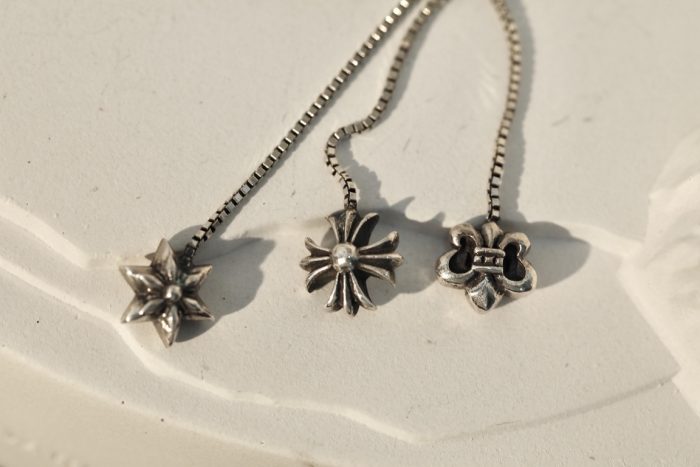 クロムハーツ Chrome Hearts JOJO PST PLSBS R ピアス シルバー925 - 画像 (5)