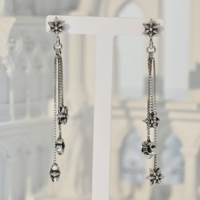 クロムハーツ Chrome Hearts JOJO PST PLSBS R イヤリング シルバー925 ピアス - 画像 (2)