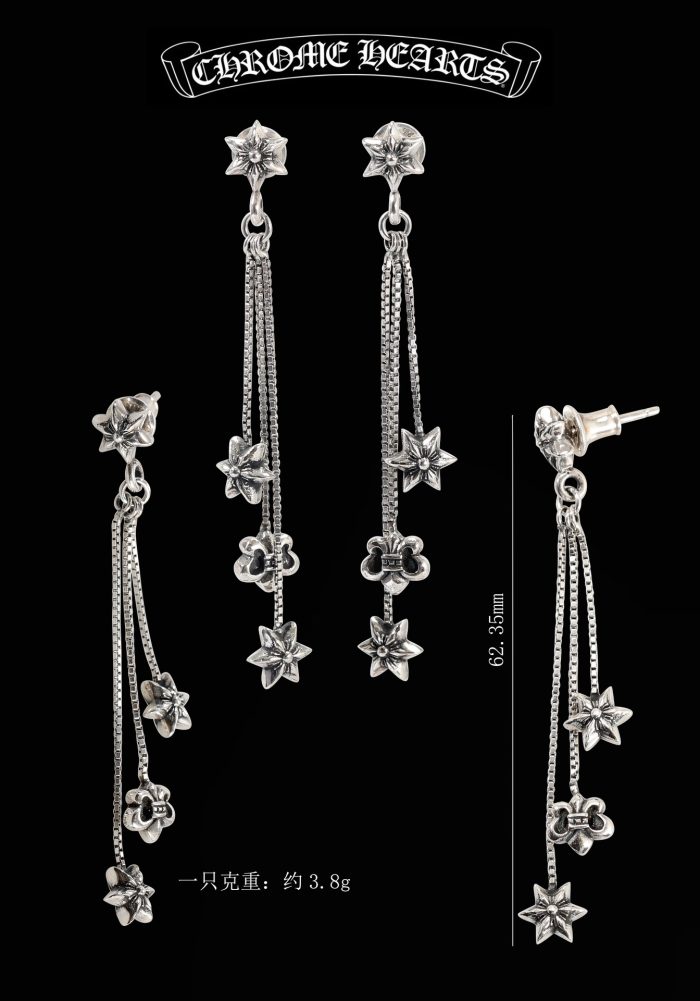 クロムハーツ Chrome Hearts JOJO PST PLSBS R イヤリング シルバー925 ピアス - 画像 (12)