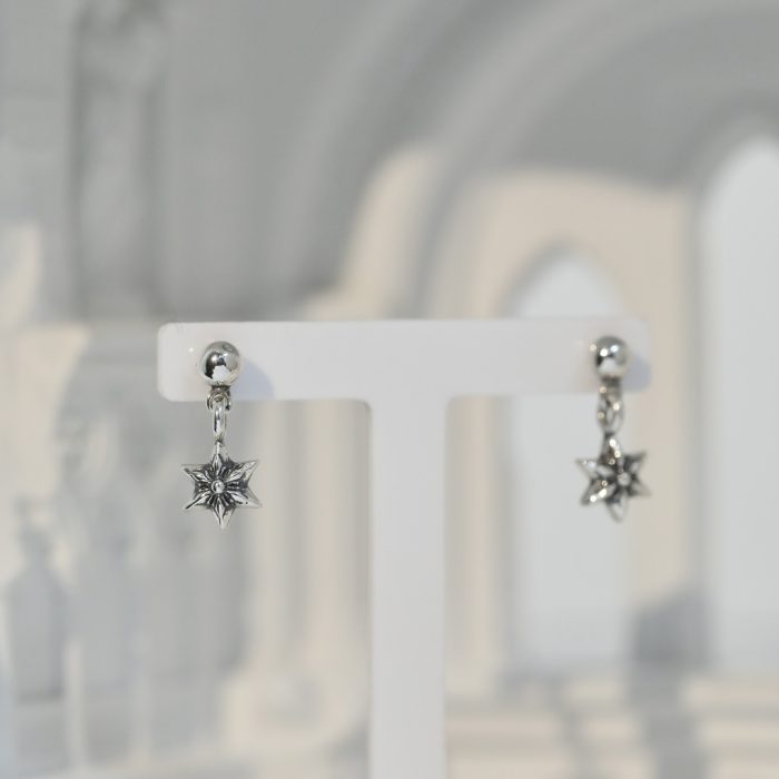 クロムハーツ Chrome Hearts TNY STR DRP 1 スター ピアス シルバー925 タイニースタードロップ - 画像 (2)