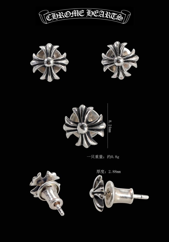 クロムハーツ Chrome Hearts No2 ch pls CHプラス ピアス シルバー925で輝く個性 - 画像 (11)