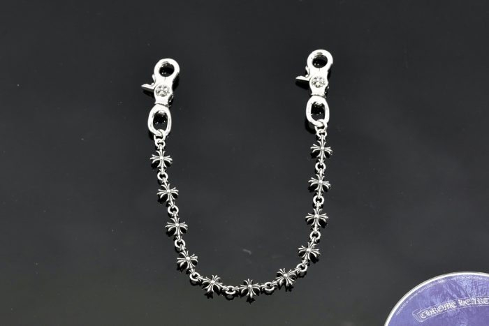 クロムハーツ CHROME HEARTS 11CHプラス 2クリップ ショートウォレットチェーン シルバー - 画像 (5)