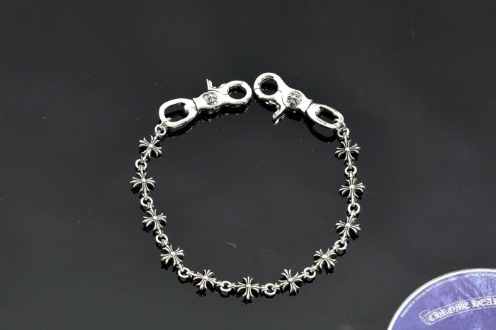 クロムハーツ CHROME HEARTS 11CHプラス 2クリップ ショートウォレットチェーン シルバー - 画像 (2)