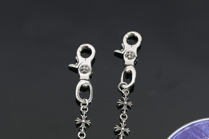 クロムハーツ CHROME HEARTS 11CHプラス 2クリップ ショートウォレットチェーン シルバー - 画像 (8)