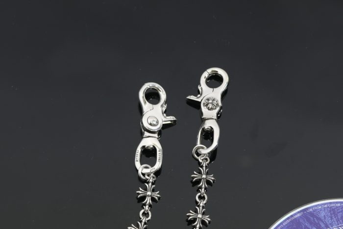 クロムハーツ CHROME HEARTS 11CHプラス 2クリップ ショートウォレットチェーン シルバー - 画像 (7)