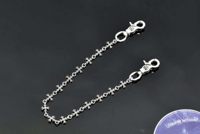 クロムハーツ CHROME HEARTS 15CHプラス 2クリップ ショートウォレットチェーン シルバー - 画像 (3)