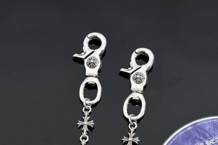 クロムハーツ CHROME HEARTS 15CHプラス 2クリップ ショートウォレットチェーン シルバー - 画像 (7)