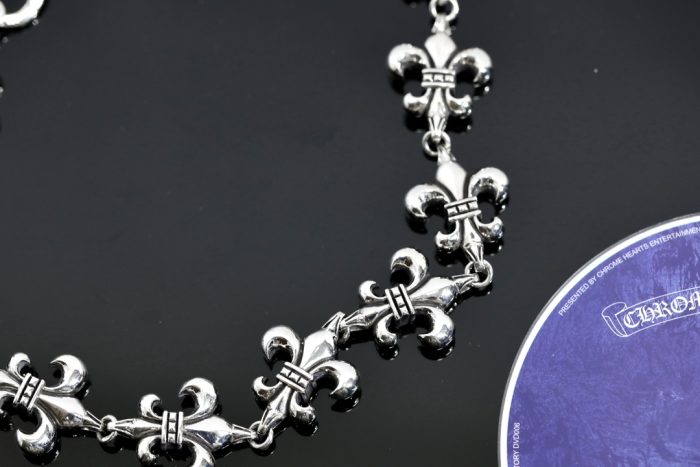 クロムハーツ CHROME HEARTS BSフレア 2クリップ ショートウォレットチェーン シルバー - 画像 (5)