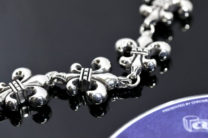 クロムハーツ CHROME HEARTS BSフレア 2クリップ ショートウォレットチェーン シルバー - 画像 (6)