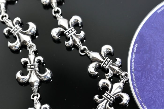 クロムハーツ CHROME HEARTS BSフレア 2クリップ ショートウォレットチェーン シルバー - 画像 (8)
