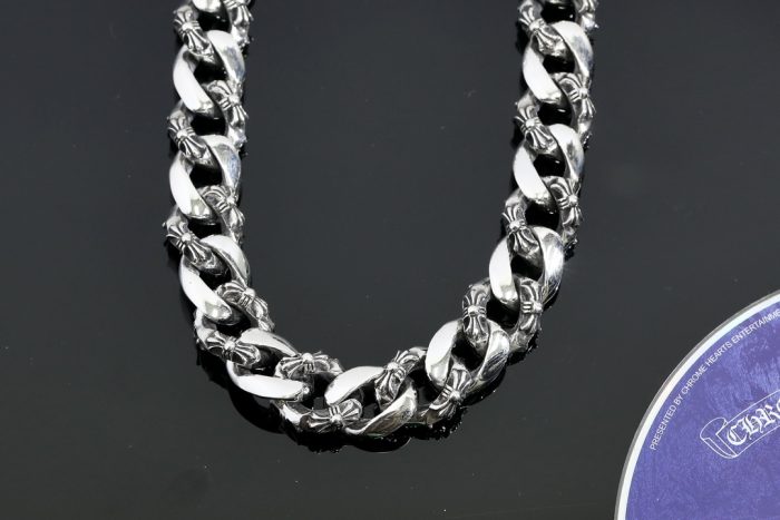 クロムハーツ CHROME HEARTS ファンシー 2クリップショート シルバーウォレットチェーン - 画像 (3)