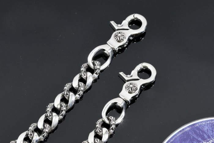 クロムハーツ CHROME HEARTS ファンシー 2クリップショート シルバーウォレットチェーン - 画像 (6)