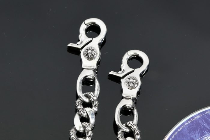 クロムハーツ CHROME HEARTS ファンシー 2クリップショート シルバーウォレットチェーン - 画像 (7)