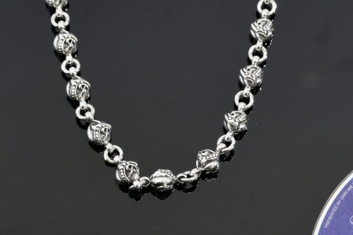 クロムハーツ CHROME HEARTS ケルテックボール 2クリップショート シルバーウォレットチェーン - 画像 (5)