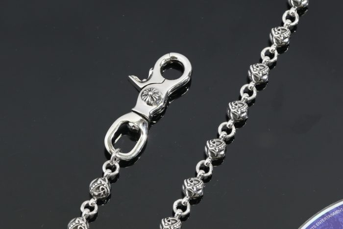 クロムハーツ CHROME HEARTS ケルテックボール 2クリップショート シルバーウォレットチェーン - 画像 (6)