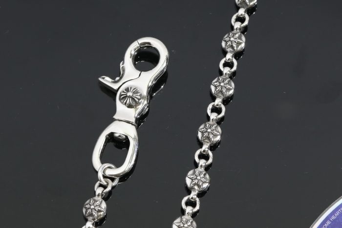 クロムハーツ CHROME HEARTS スターボール 2クリップショート シルバーウォレットチェーン - 画像 (6)